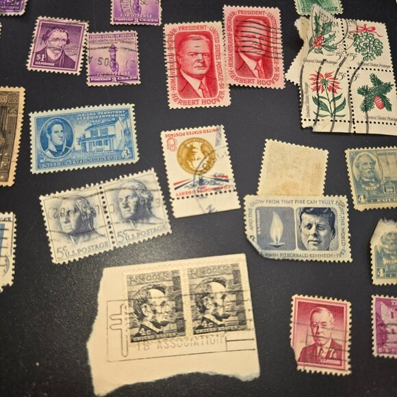 Vintage US Postage Stamp Collection Air Mail Envelopes Historical Lot LI3039 - Picture 3 of 10